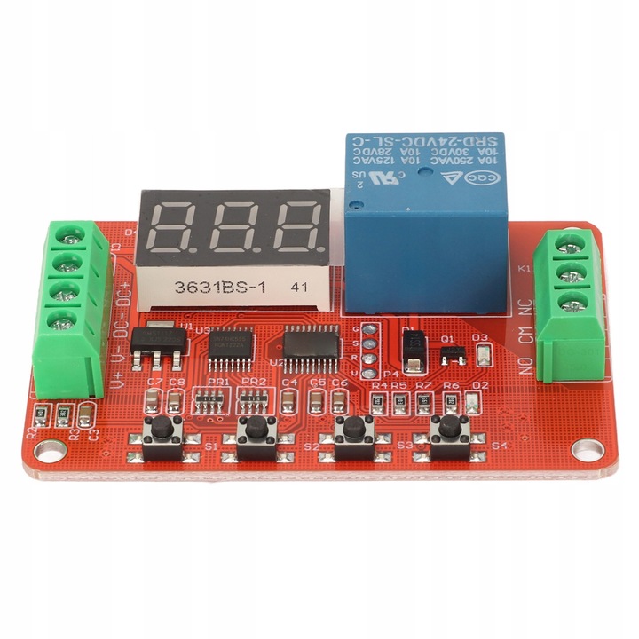 Digitális feszültségkomparátor modul, 0-99,9 V, energiatakarékos funkció