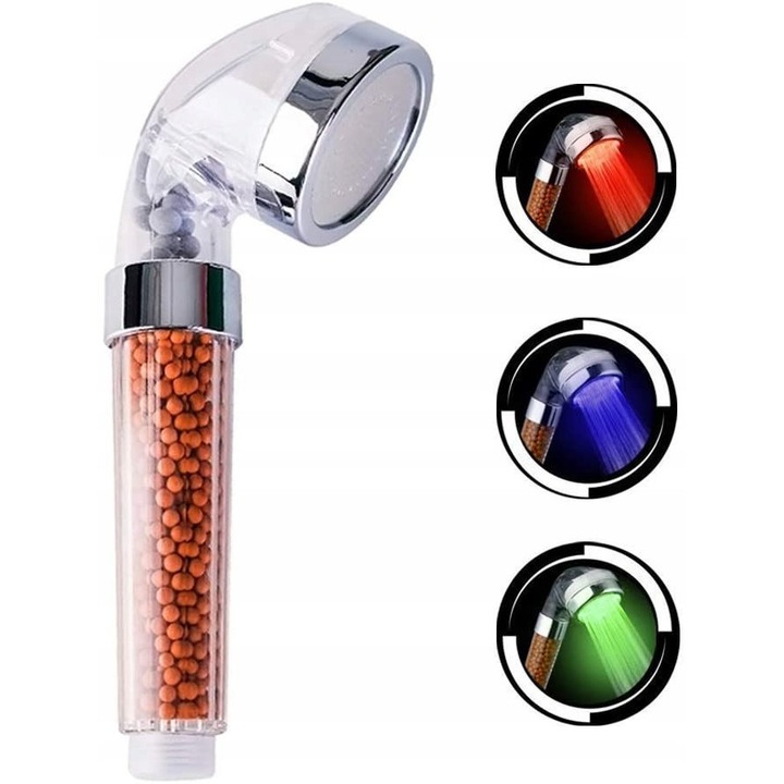 Dus cu LED, GAT, 7 culori, filtru mineral, 20,5x6,5cm