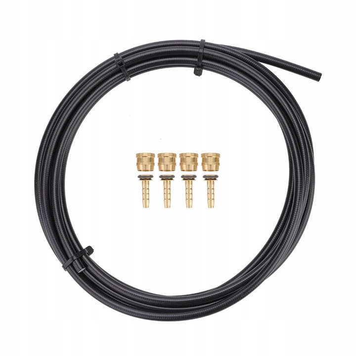 Furtun hidraulic frana disc bicicleta, 3 m, negru