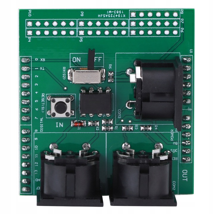 MIDI modul, soros interfész, 2,54mm, NYÁK