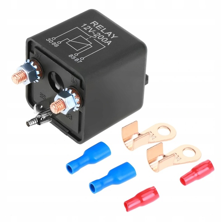Releu de putere mare, comutator de pornire auto 12V 200A NO