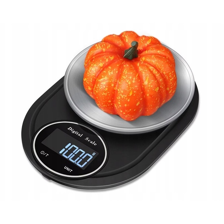 Cantar de bucatarie electronic, 5kg/0.1g, afisaj LCD