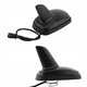 Antena auto tip aripa rechin, neagra, din plastic si metal, pentru montaj pe acoperis