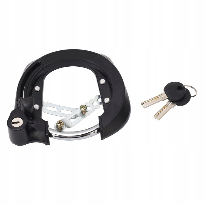 Blocator roata pentru bicicleta, 2 chei, aliaj, 371g