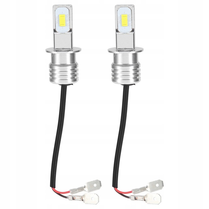 Set 2 Becuri LED H3 80W 8000K 12-24V