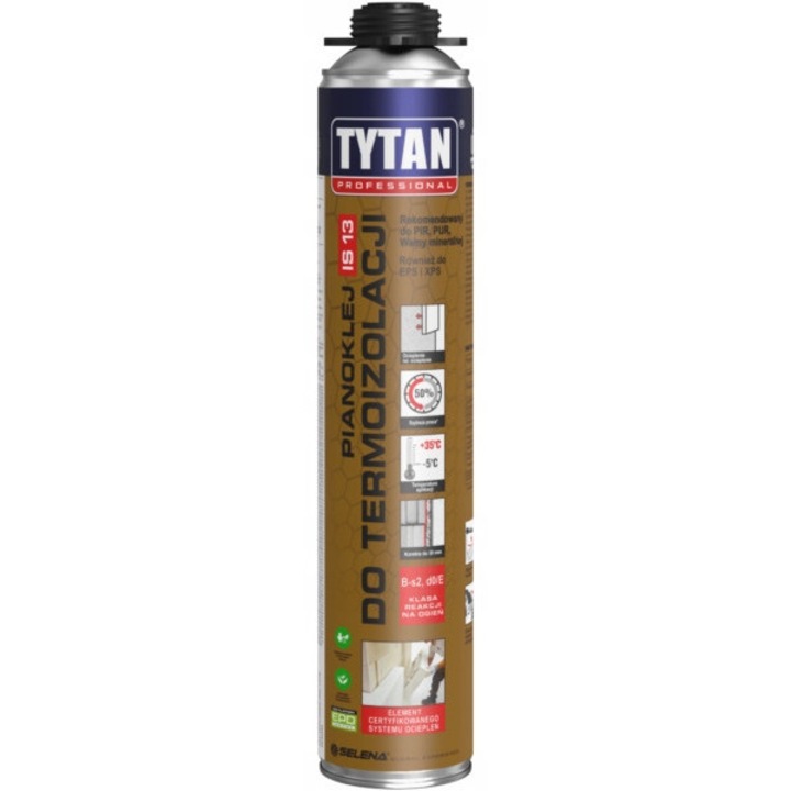 Adeziv poliuretanic PU IS13 TYTAN pentru termoizolatie 870ml polistiren XPS