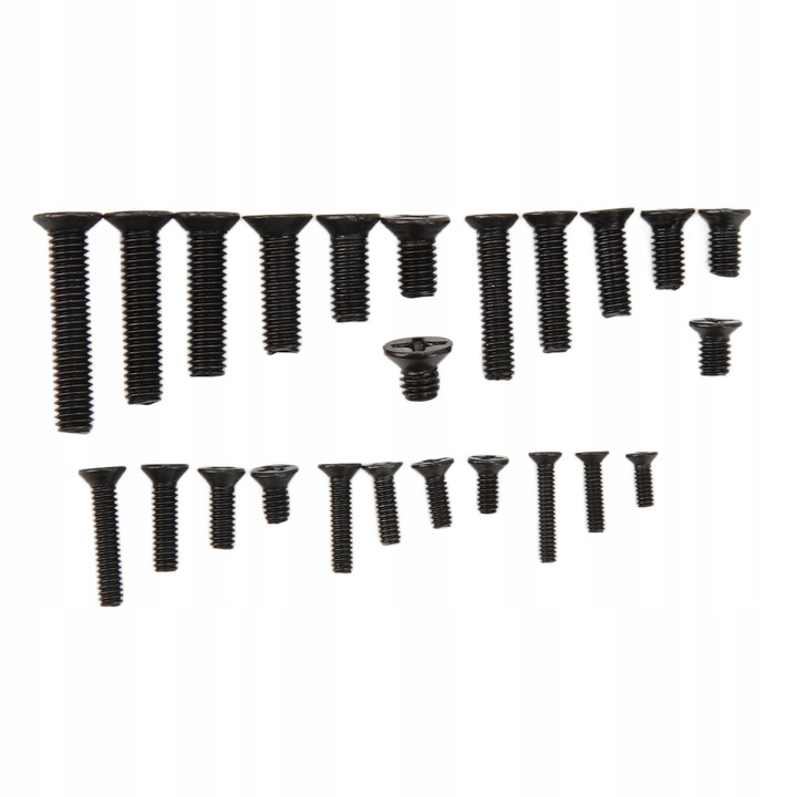 Set de suruburi pentru laptop, 720 bucati, otel carbon, dimensiuni variate