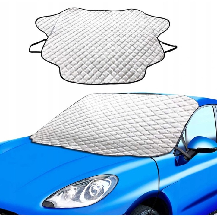 Parasolar auto, protectie impotriva inghetului, argintiu