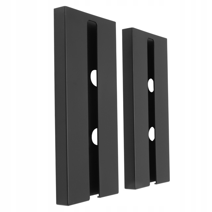 Italtartók, Kraftika, 2 db-os készlet, öntapadós, műanyag, fekete, 310g