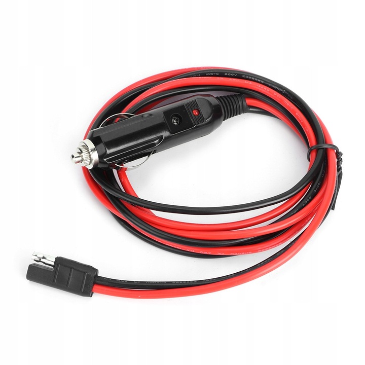 Cablul de alimentare pentru radio auto 1,5m, cu mufa pentru bricheta, compatibil cu Motorola GM3188