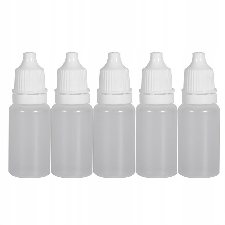 Set 50 sticle plastica pentru ochi 10 ml, material PE, dimensiune 6,1x2,1cm