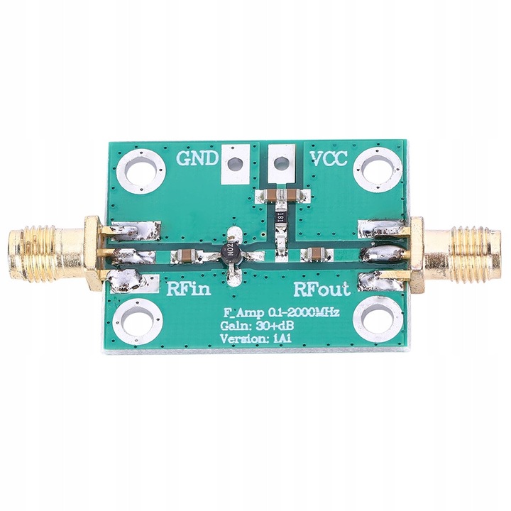 RF erősítő 0,1-2000 MHz, 30 dB, 1 db-os készlet.