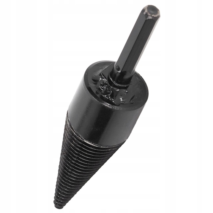 Set de burghie pentru despicarea lemnului, 5 dimensiuni, titan, 50mm, negru