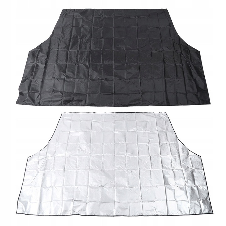 Mata antizapada pentru parbriz auto, 210x120cm, protectie impotriva inghetului, neagra, set cu geanta de depozitare