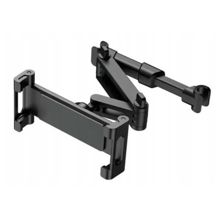 Suport auto pentru tableta si telefon, reglabil, pentru tetiera, multicolor