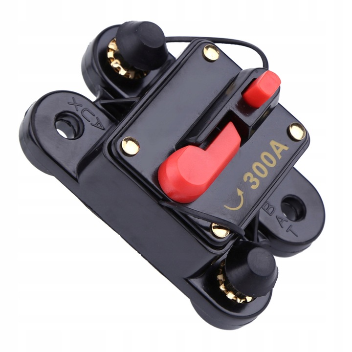 Siguranta auto 300A, 12-24V, resetabila, protectie electrica, dimensiuni 80x52x40mm, set 1 buc.