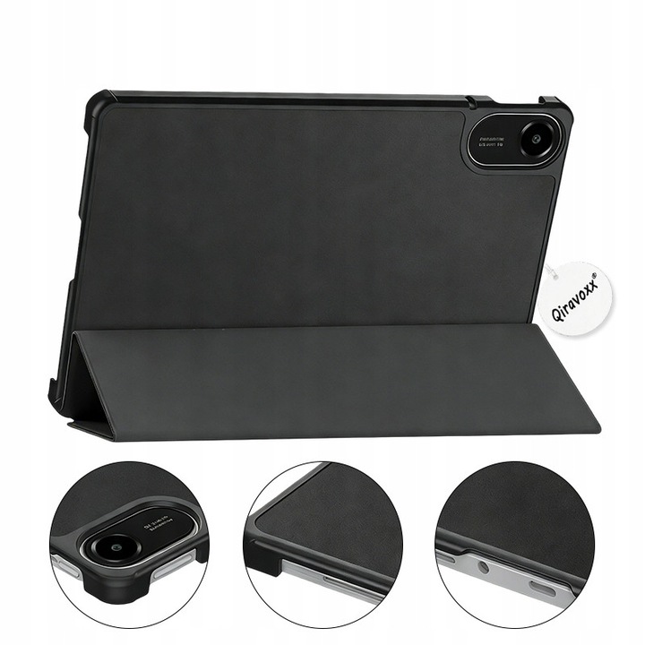 Husa tableta Smart Case pentru Xiaomi Redmi Pad 2, 11", protectie, suport, culoare neagra
