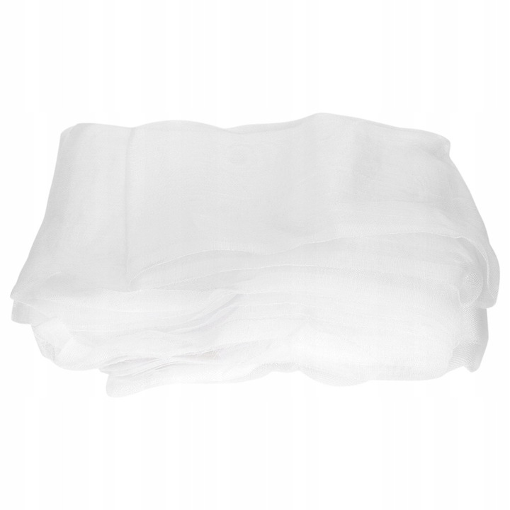 Защитна мрежа за растения, 5м, найлон, бяла, комплект