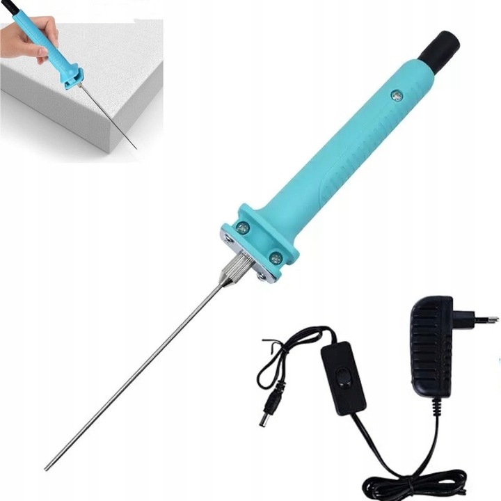 Elektromos hővágó hab és polisztirol vágásához, 15 cm, 110 cm kábel, 18 W