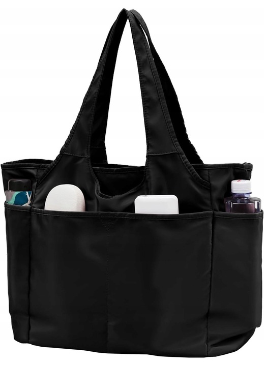 Geanta tote mare cu multe compartimente si 11 buzunare, 42x31.5x17cm, impermeabila, pentru birou si cumparaturi