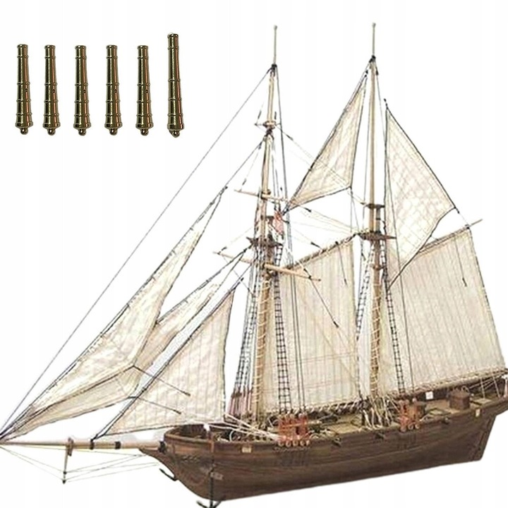Fából készült hajómodell készlet, 400x150x270mm, uniszex, 7-14 év