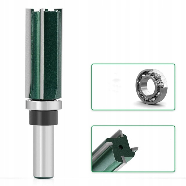 Frez prosty pentru lemn, 4P, 16x50mm, 8mm, cu rulment