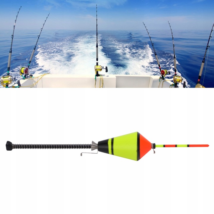 Pluta de pescuit automata, prietenoasa cu mediul, 37g, multicolor, set complet