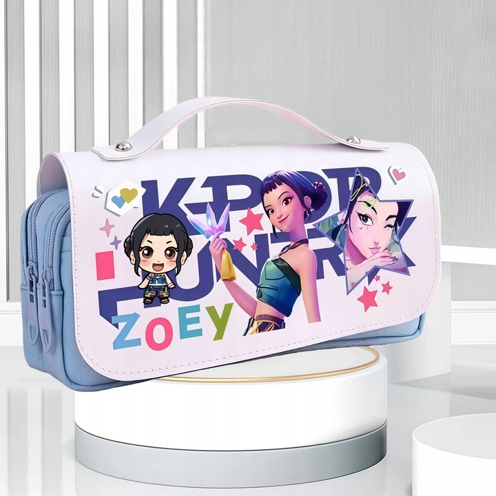 Piornik K-Pop Demon Hunters, model Zoey, multicolor, 21x10x7cm, set 1x piornik