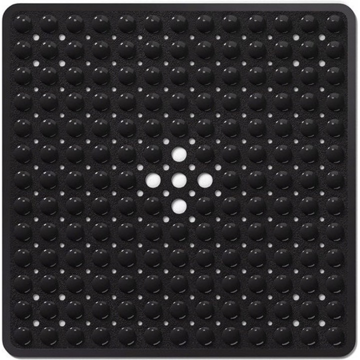 Csúszásgátló szőnyeg, BOTC, 53x53 cm, 164 tapadókorong, PVC anyag, fürdőszobába