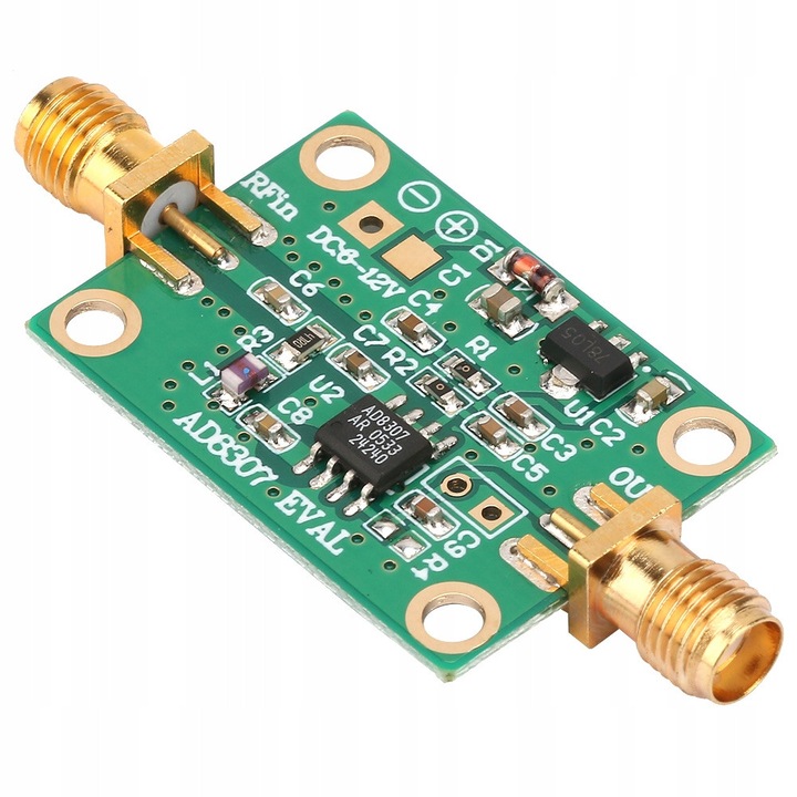 Masurator de putere RF AD8307, 0,1-600M, -75 ~ +15 dBm, 6x12V, 6g