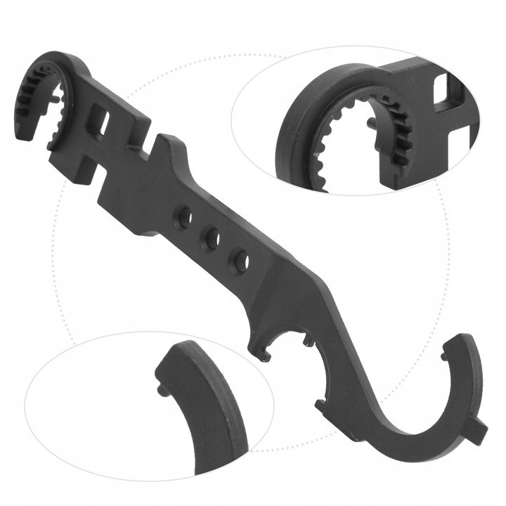 Cheie combinata multifunctionala, 32cm, din otel 4140, set