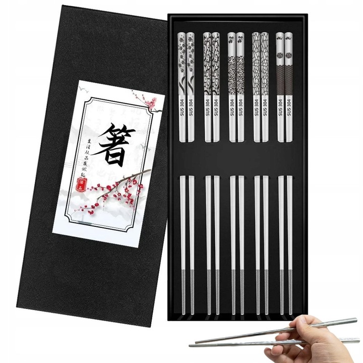 5 darabos rozsdamentes acél fogó készlet, csúszásmentes kialakítás, 23,5 cm, ezüst