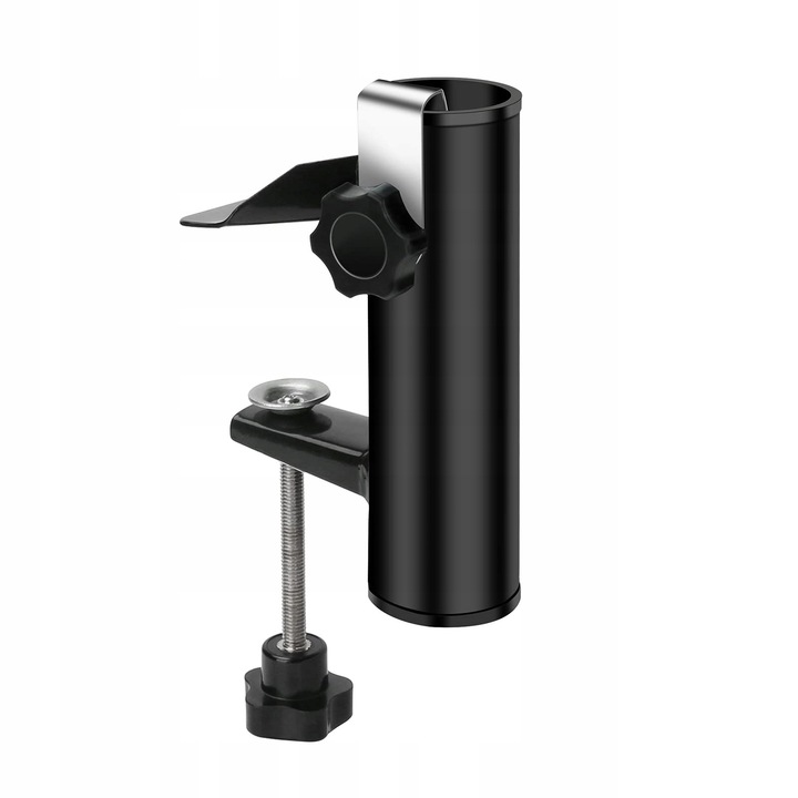 Suport umbrele balcon, fixare pe balustrada, metal, usor de instalat, 1,5 inch, pentru exterior