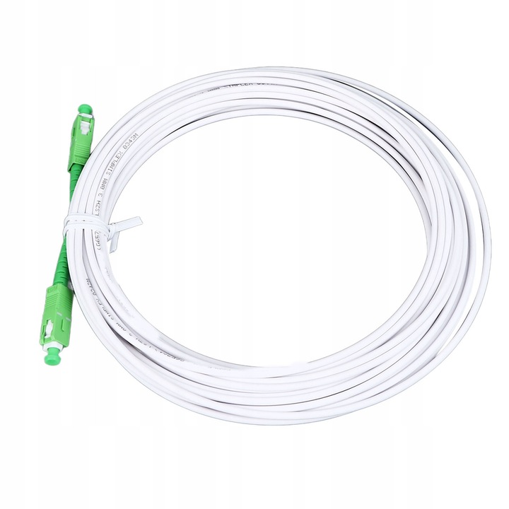 Cablu de extensie pentru modem optic, 15m, SC/APC, PVC, TPU