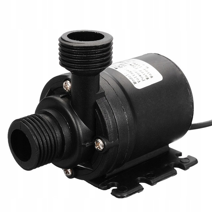 Pompa submersibila 800L/H, 12V, 19W, neagra, pentru fantani si piscine