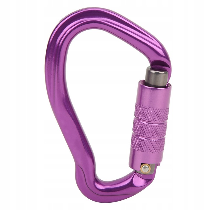 Alumínium 7075 hegymászó karabiner, 78g, 1 db-os szett.