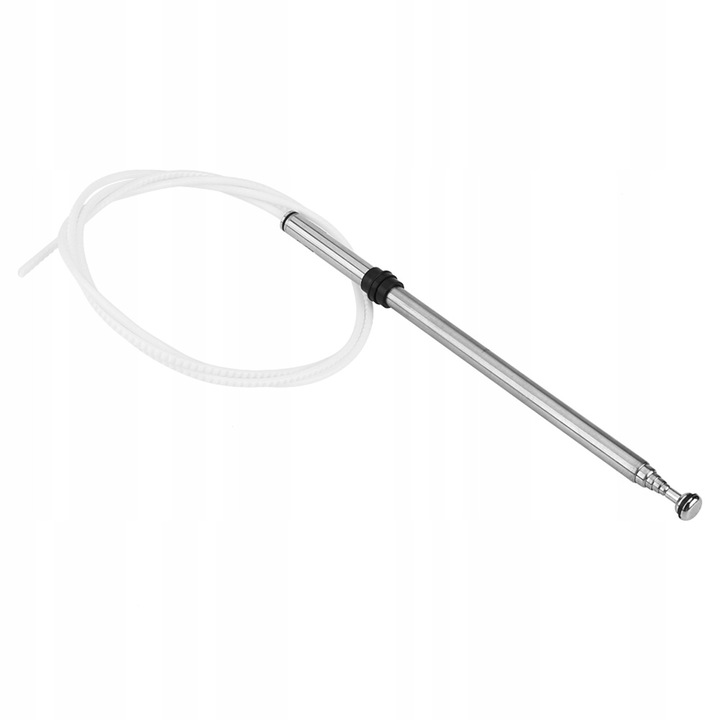 Antena radio AM/FM pentru Toyota Celica/Camry/MR2, din otel inoxidabil, lungime 24,5cm, culoare argintie, set complet