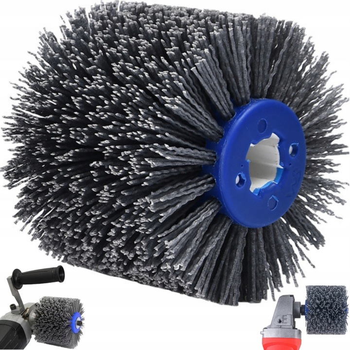 Perie de slefuit din nylon 120x100mm, pentru lemn, set de accesorii de polizare