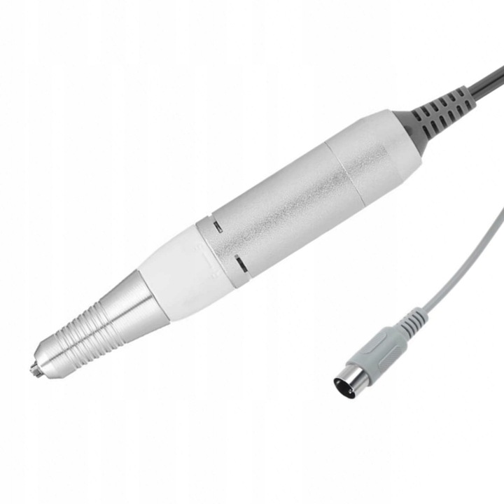 Piesa pentru frezare unghii, alb/argintiu, 14x2,5cm, viteza 35000 rpm, usor de utilizat