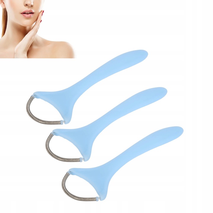 Set 3 Epilatoare pentru Fata, Dama, Otel Inoxidabil, Design Ergonomic