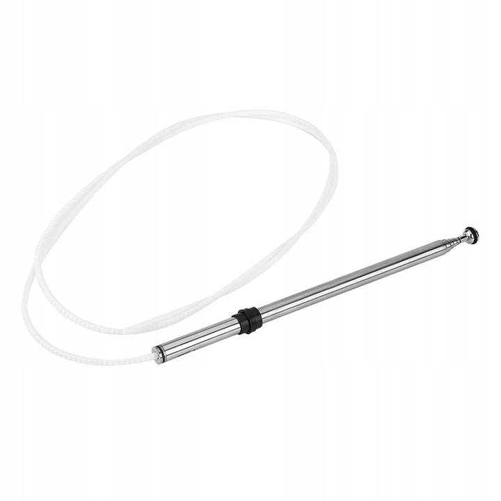 Antena radio AM/FM, 24,5cm, din otel inoxidabil, argintie, set pentru Toyota Camry/Celica/MR2
