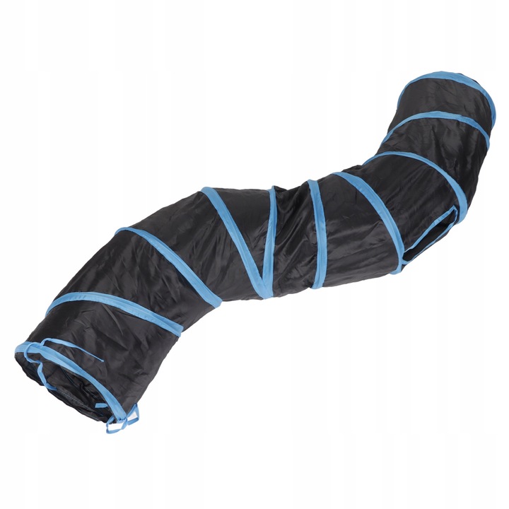 Tunel pentru pisici S, poliester, 121cm x 24cm