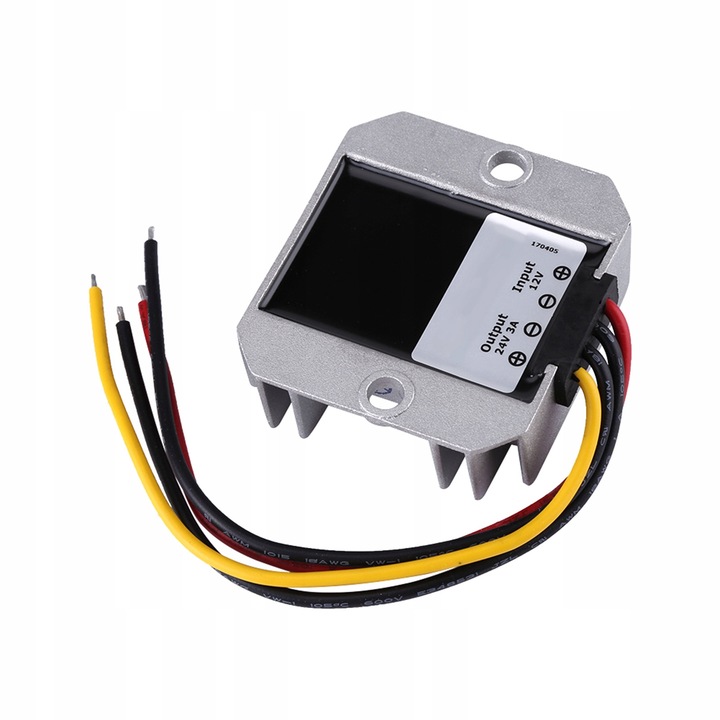 Modul, feszültségátalakító 72W, 12-24V, IP68, 64x57x22mm