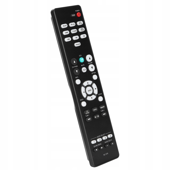 RC-1216 csere távirányító Denon audio és videó berendezésekhez, ABS, 10m