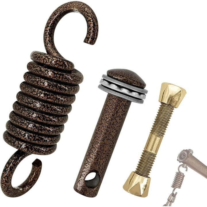 Set de accesorii pentru suspendarea hamacului, 250 kg, otel rezistent, multicolor