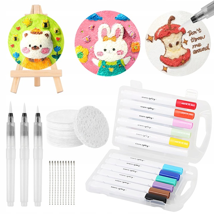 Set de pictura 3D Magic Puffy Paint, multicolor
