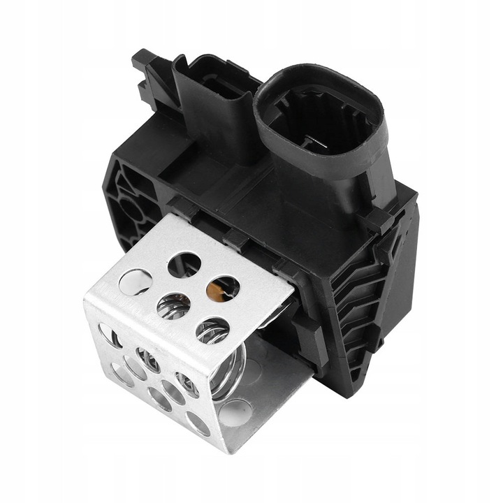 Rezistor ventilator, negru si argintiu, pentru Citroen Berlingo, C1, C4, Xsara, Peugeot 107, 206, 307, set 1 buc.