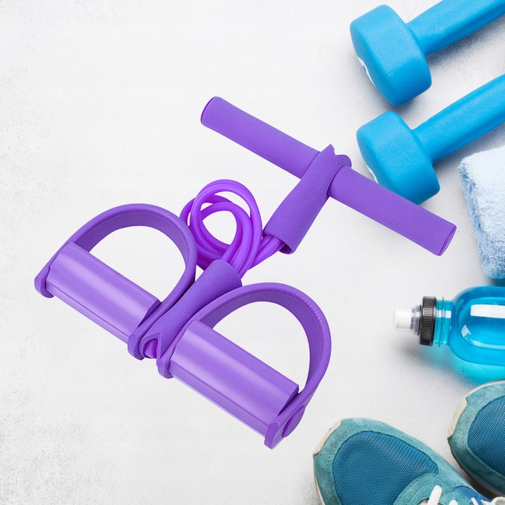 Extensor, expander, exercitii, multicolor, set