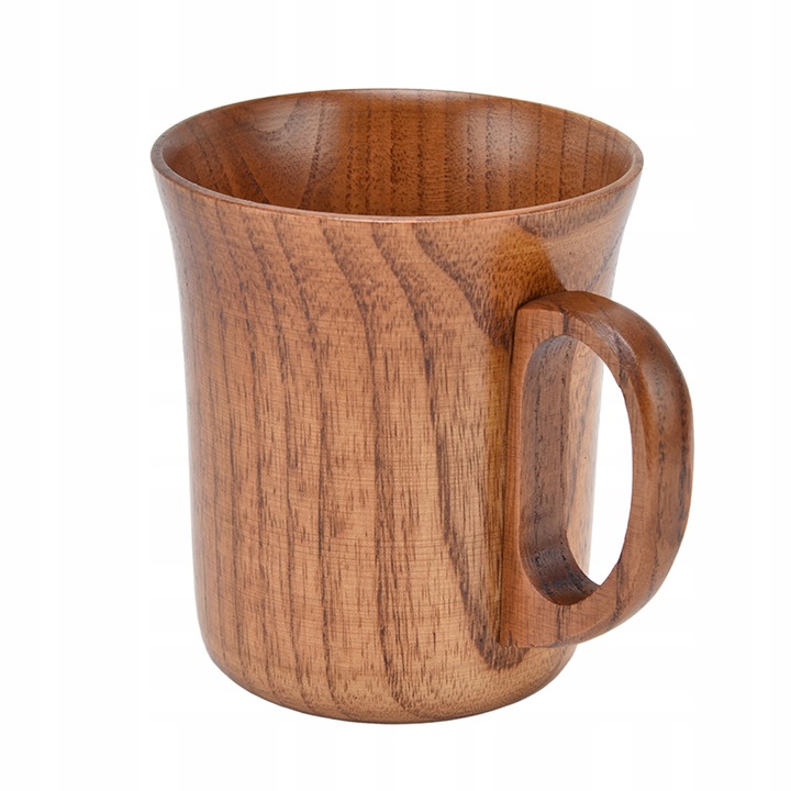 Cana din lemn pentru birou, 280 ml, set