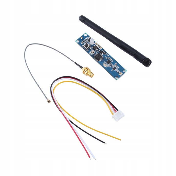 Vezeték nélküli DMX512 adó-vevő, PCB modul, LED vezérlő, 126 csatorna, kis méret